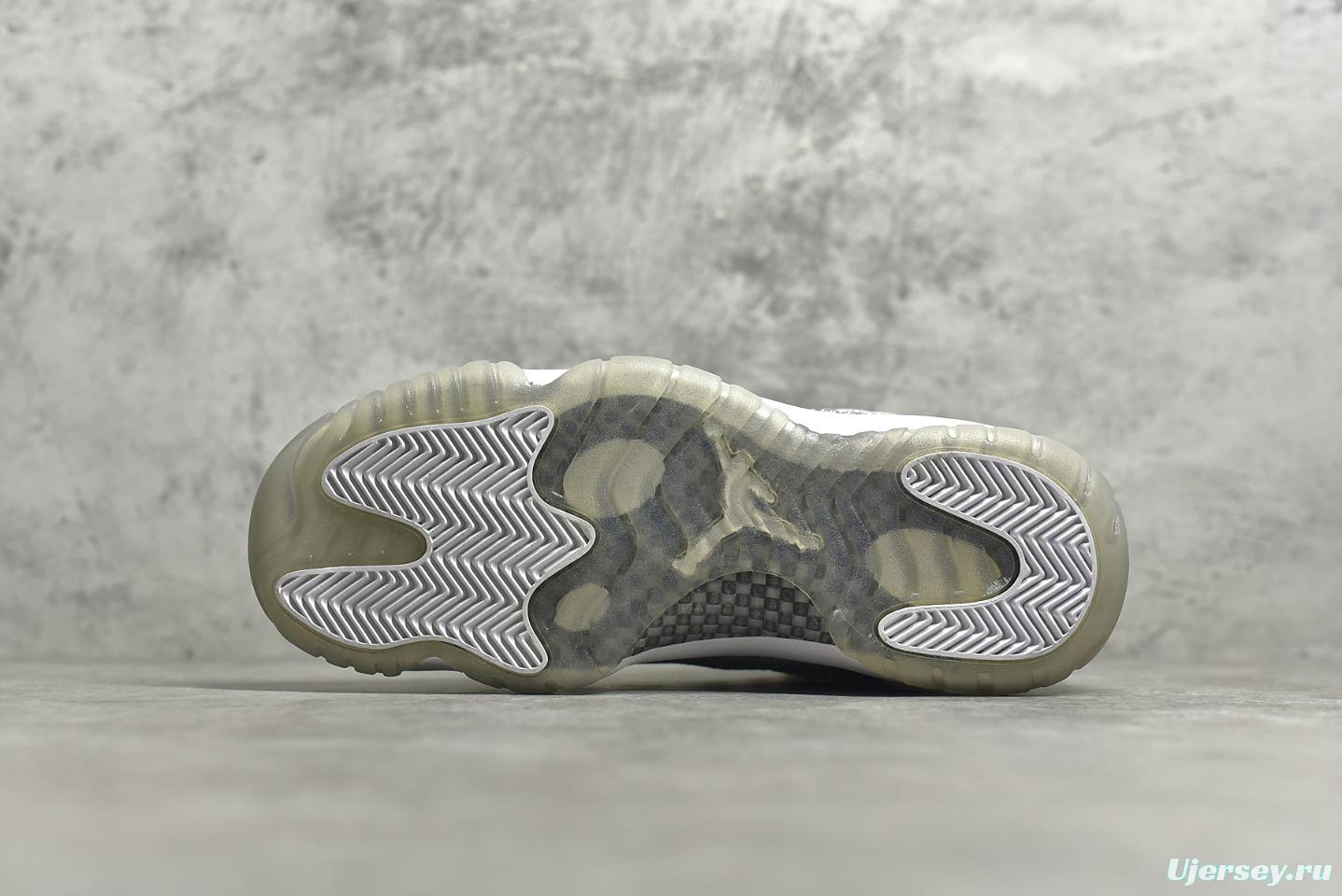 Jordan 11 Retro White Metallic Silver