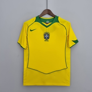 Retro 2004/06 Brazil Soccer Jersey