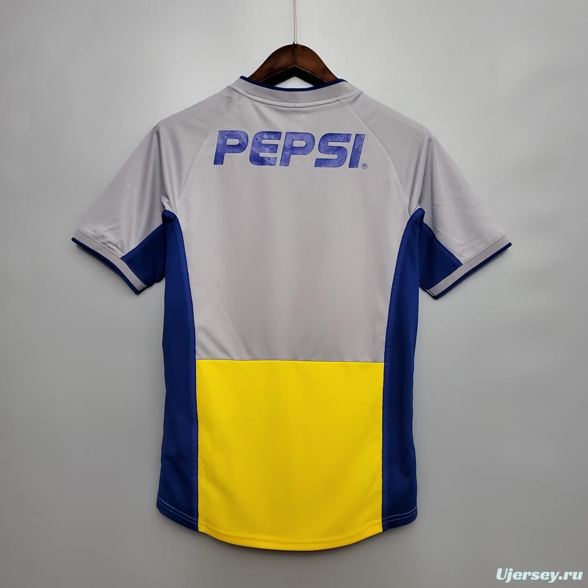 Retro Boca Juniors 2002 away Soccer Jersey