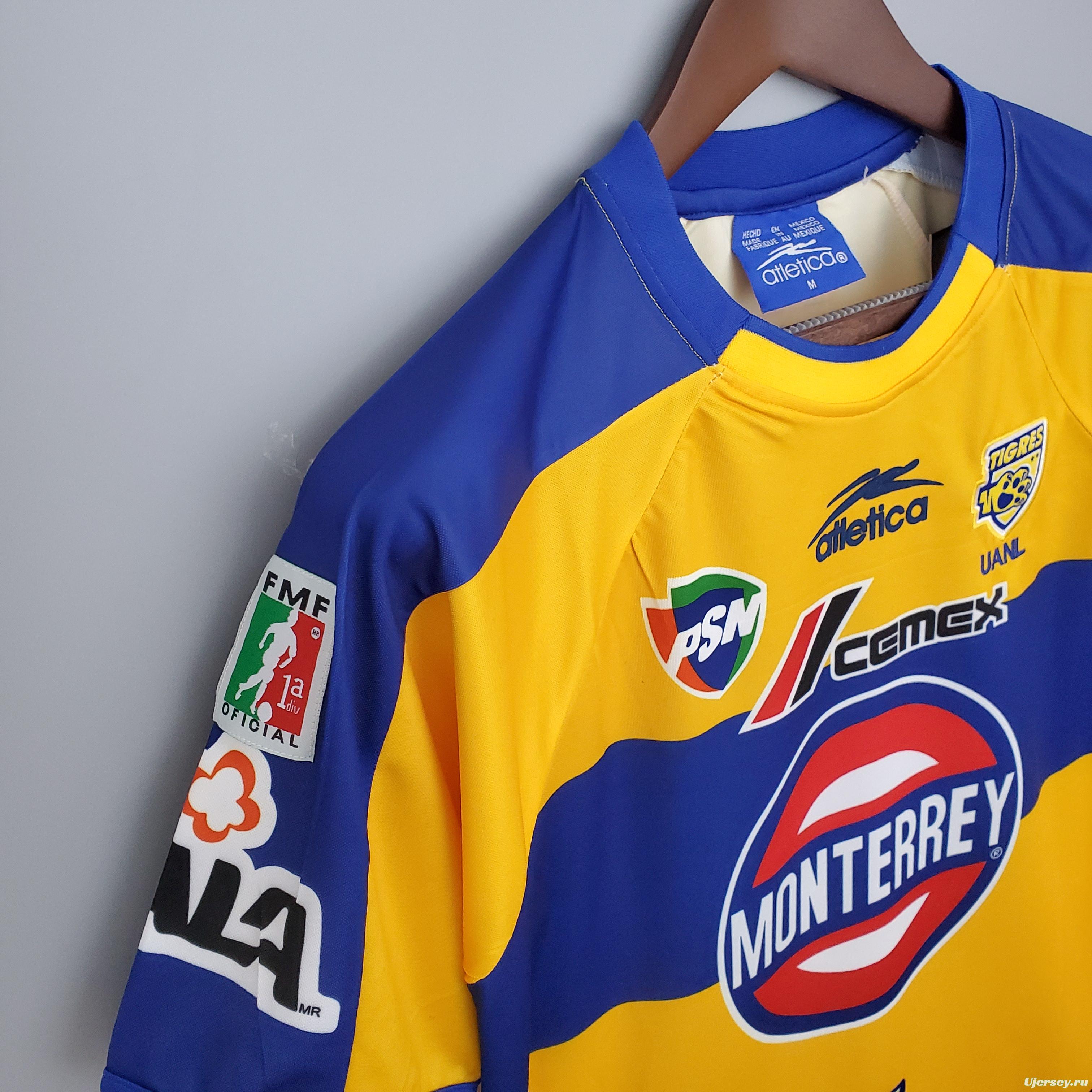 Retro 01/02 Tigres UANL Home Jersey