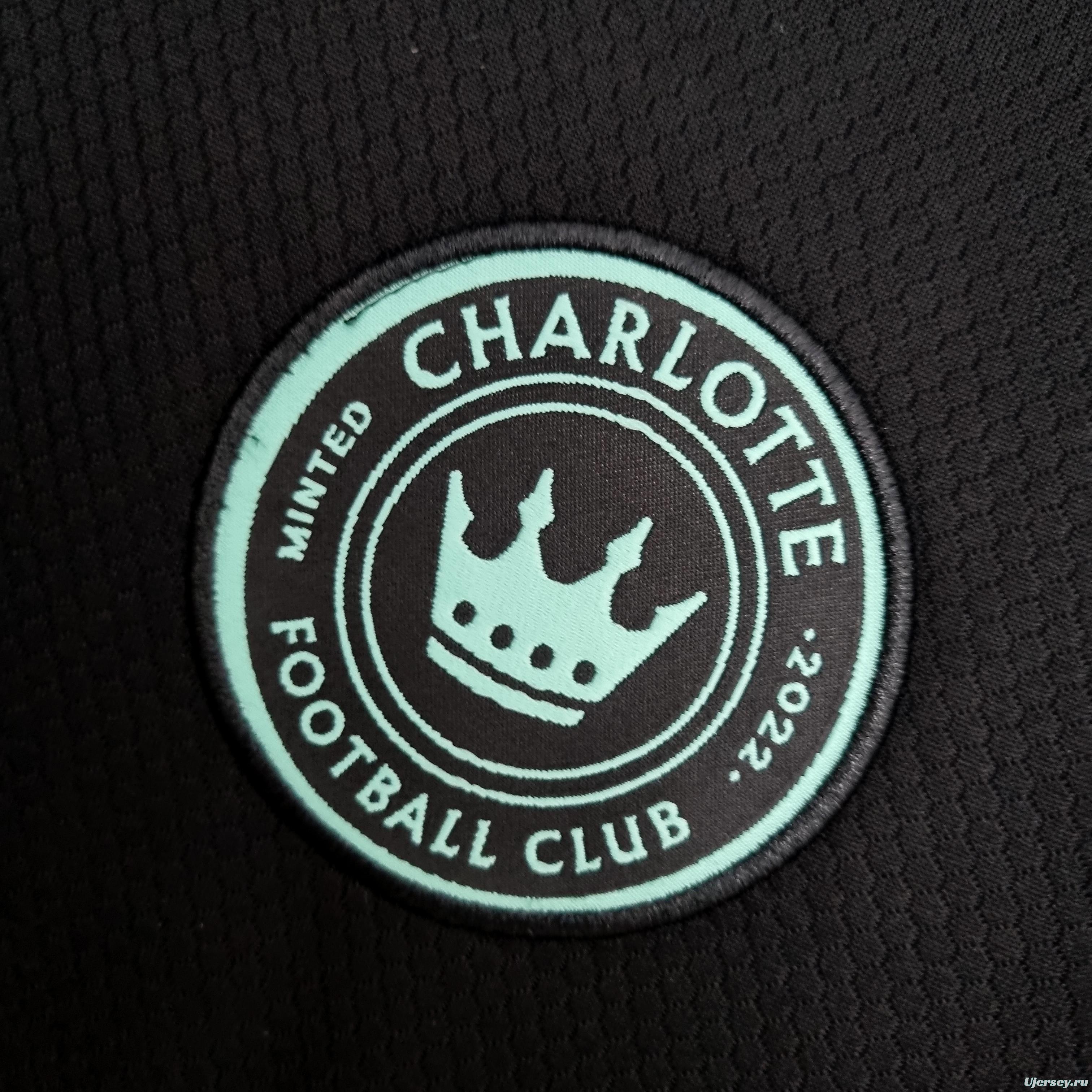 22/23 Charlotte FC Black Soccer Jersey