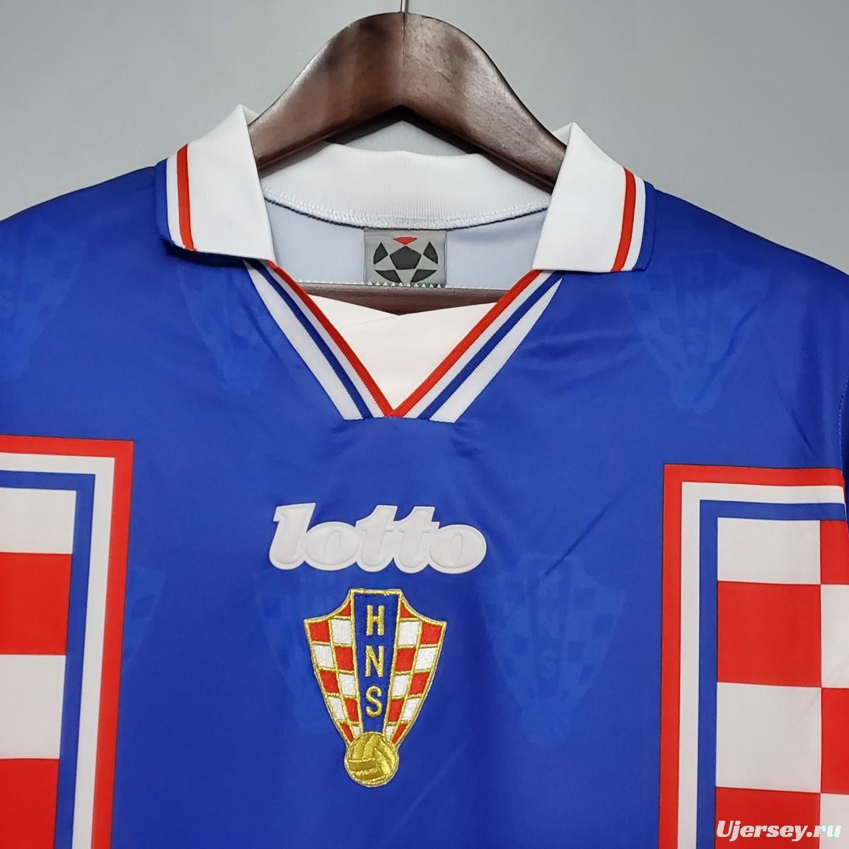 Retro 1998 Croatia home Soccer Jersey