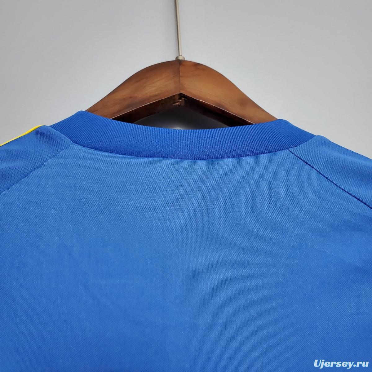 Retro 1981 Boca Juniors home Soccer Jersey