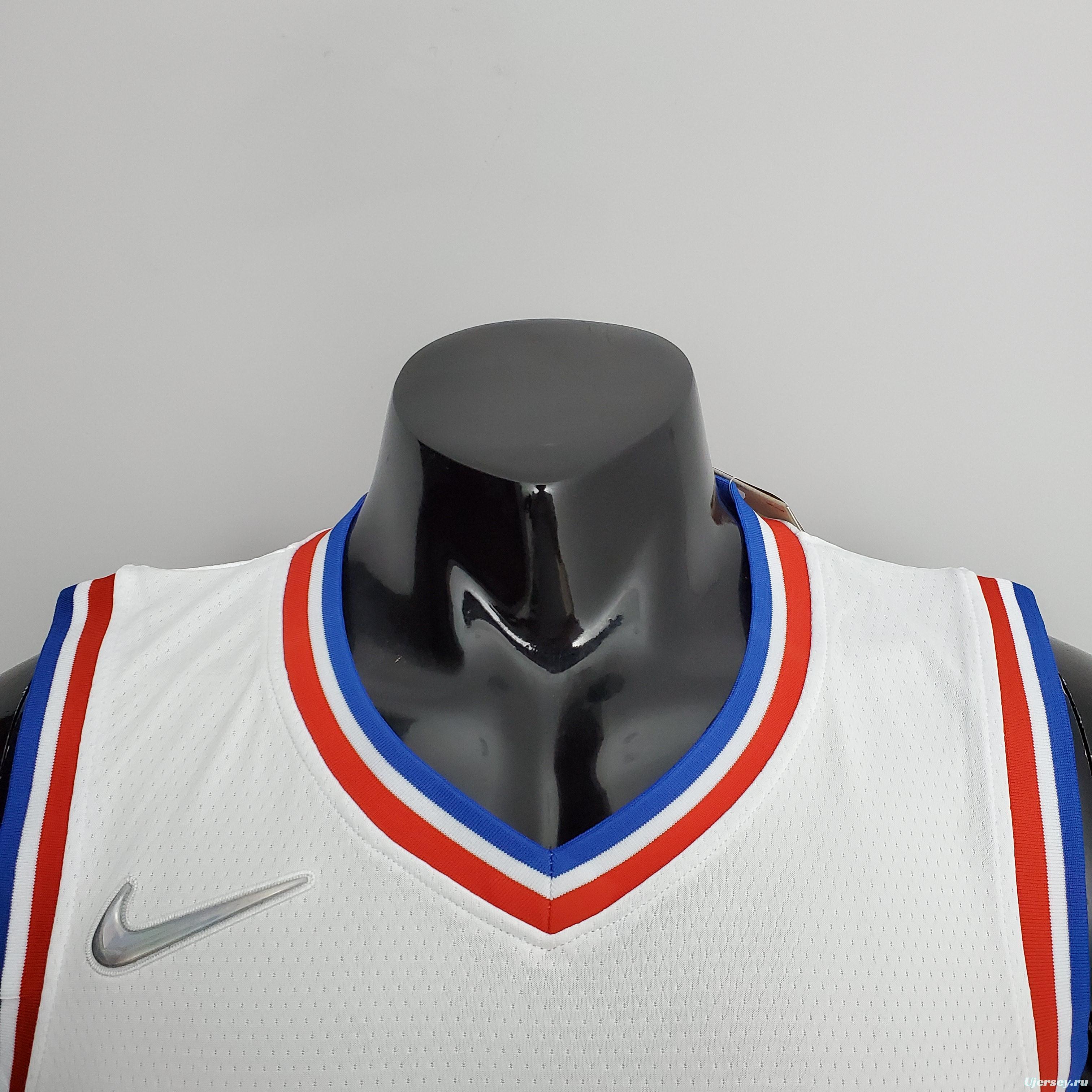 75th Anniversary Philadelphia 76ers HOWARD#39 White NBA Jersey