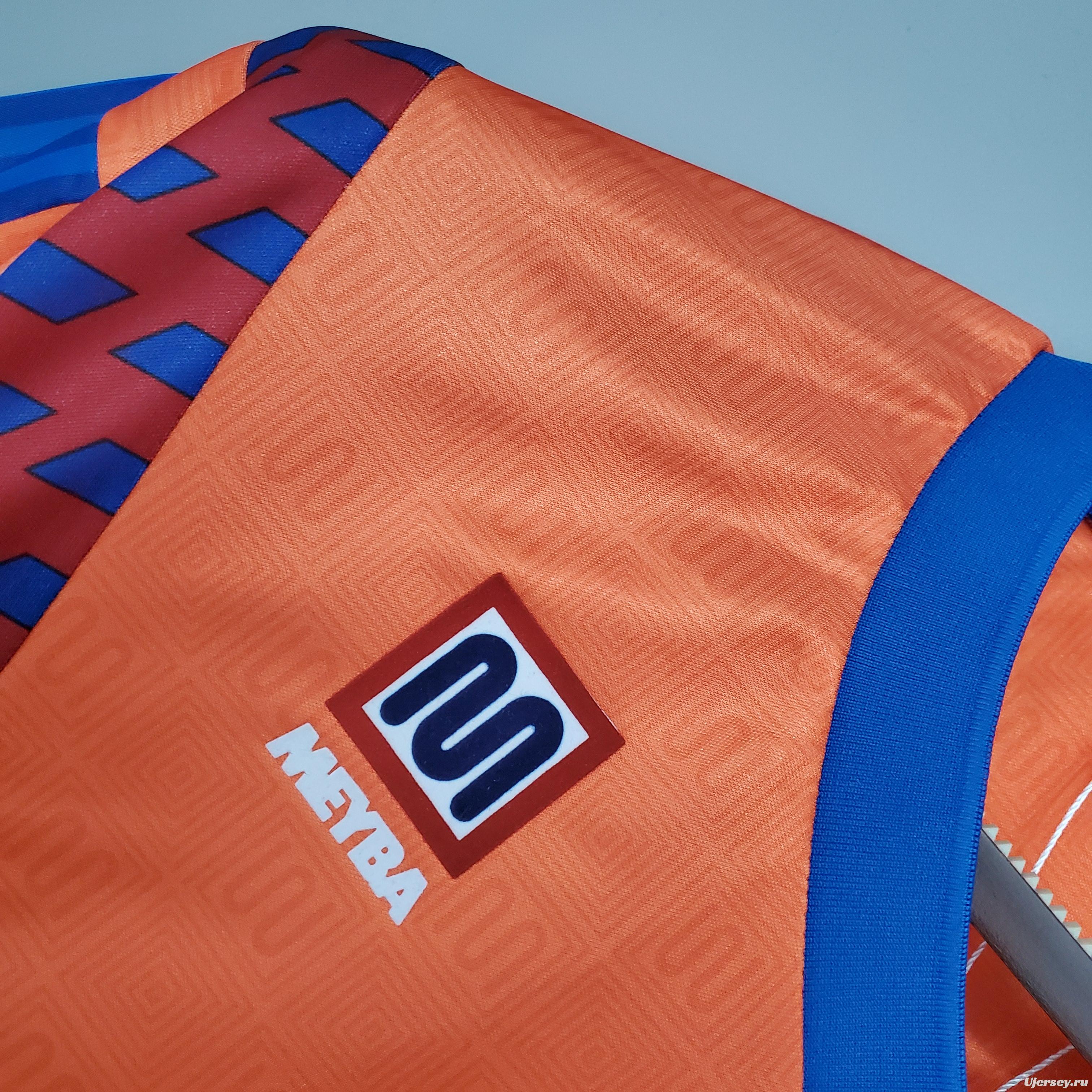 Retro 89/92 Barcelona Away Orange Jersey