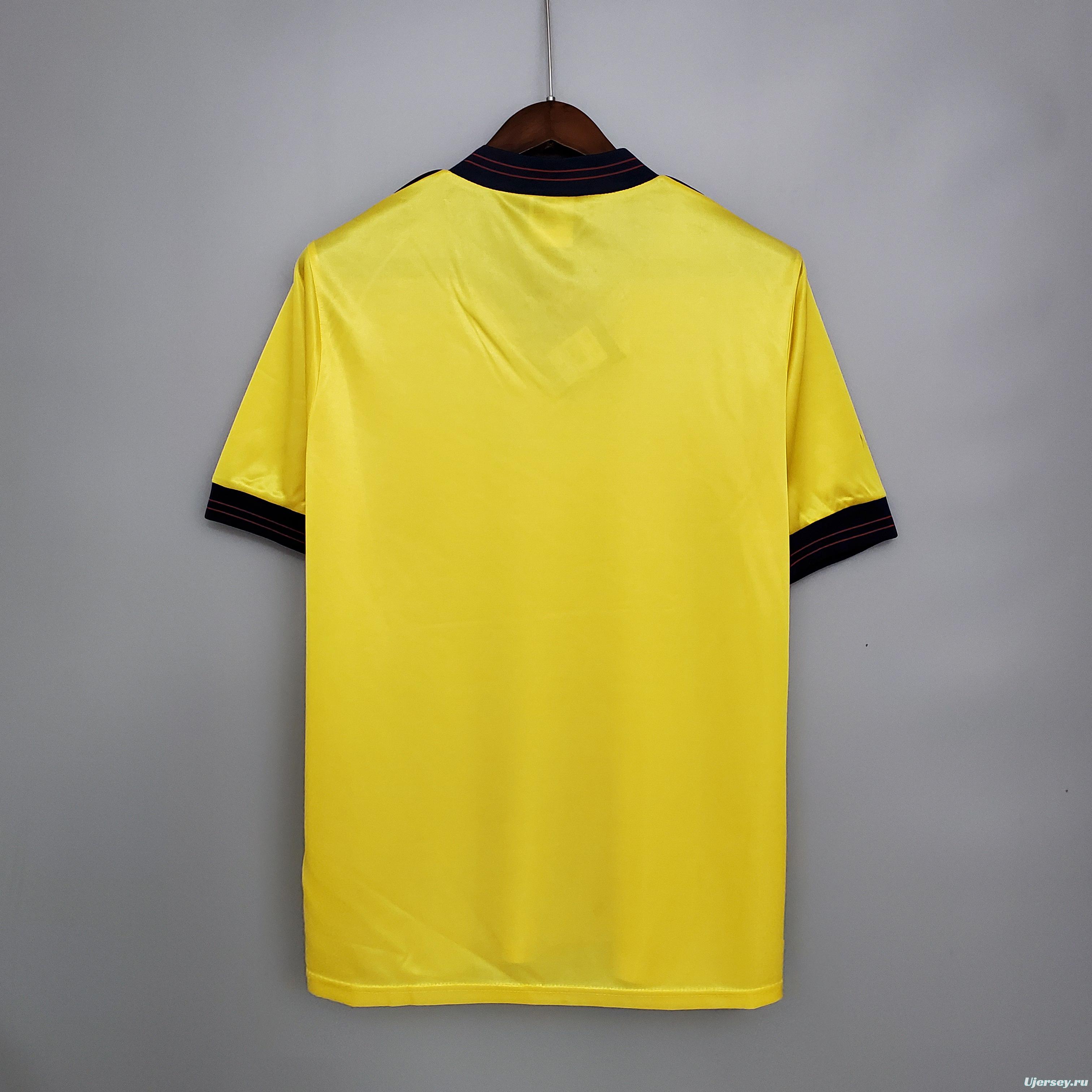 Retro 83/86 Arsenal away Soccer Jersey