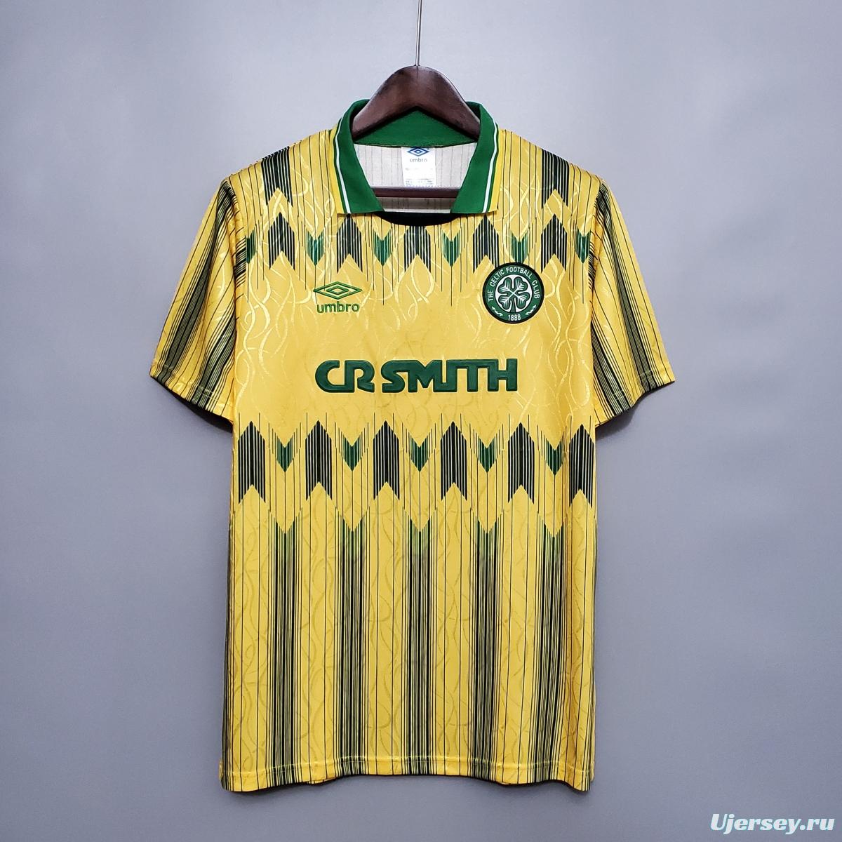 Retro Celtics 91/92 away Soccer Jersey