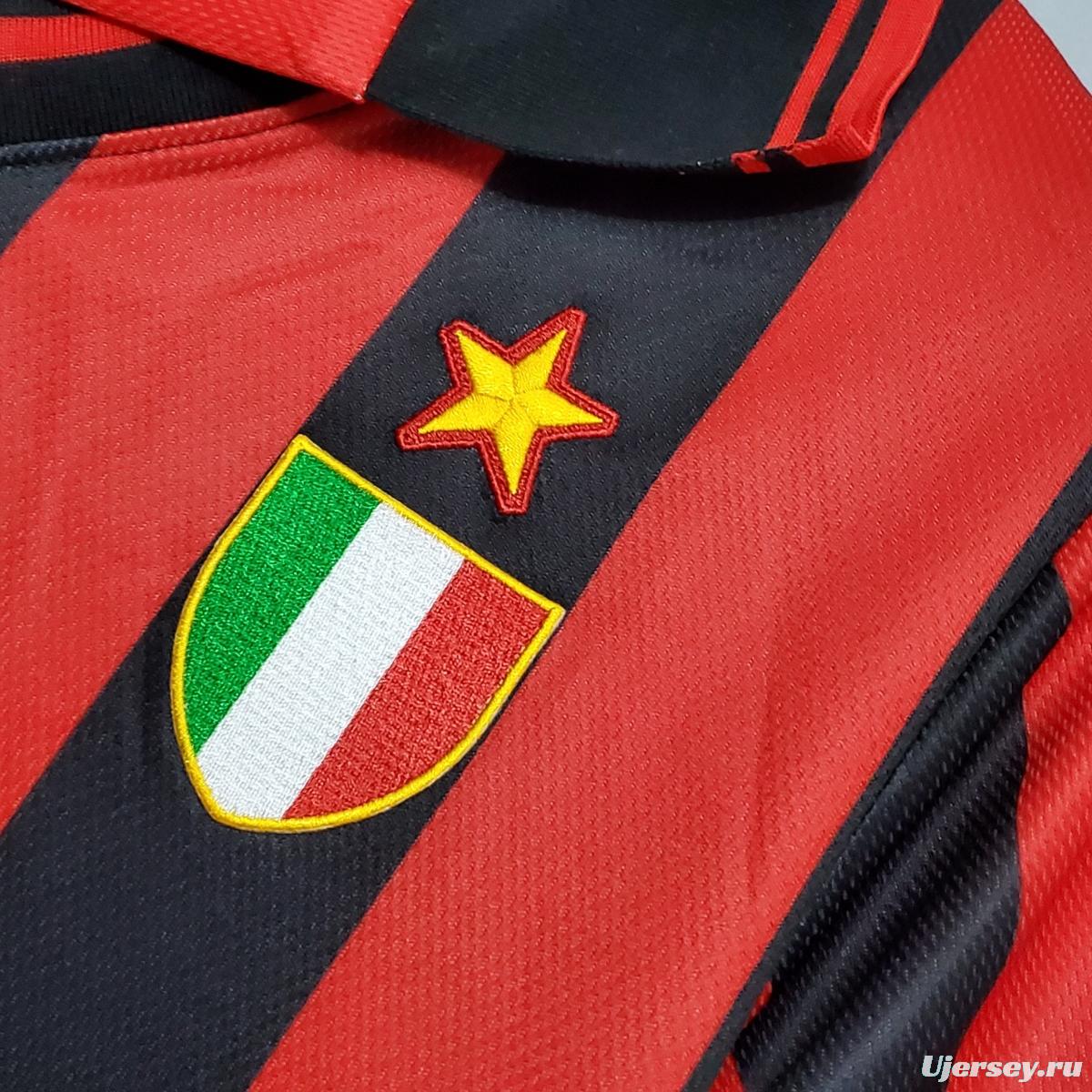 Retro 96/97 AC Milan home Soccer Jersey