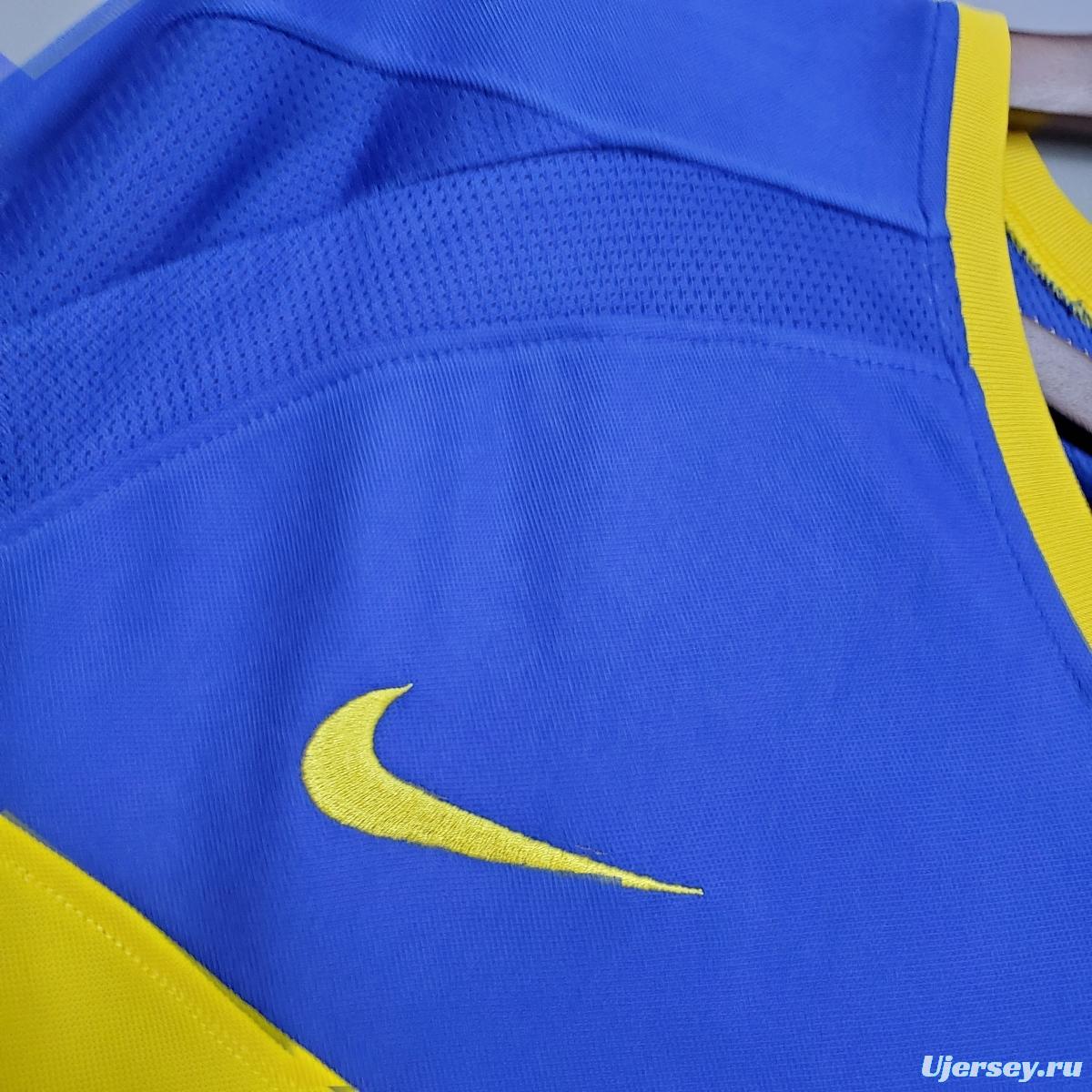 Retro Long Sleeve Boca Juniors 03/04 home Soccer Jersey