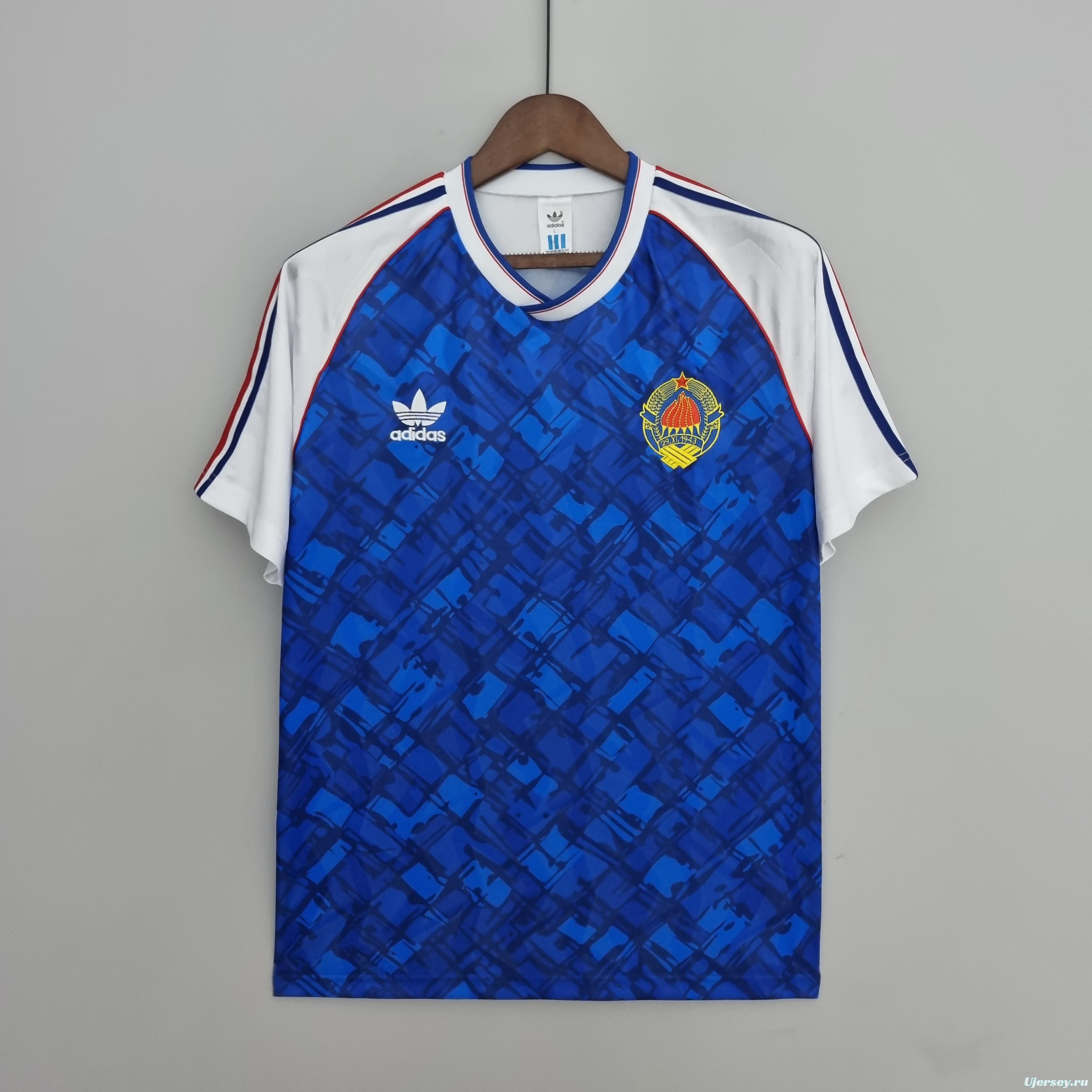 Retro 1992 Yugoslavia home Soccer Jersey