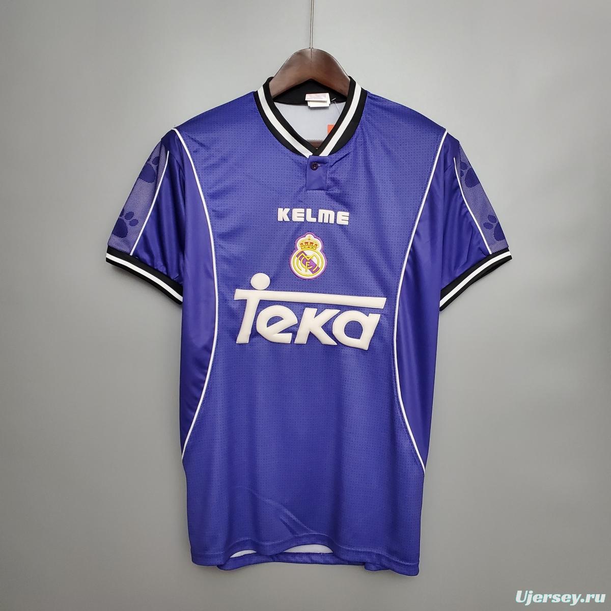 Retro Real Madrid 97/98 away Soccer Jersey