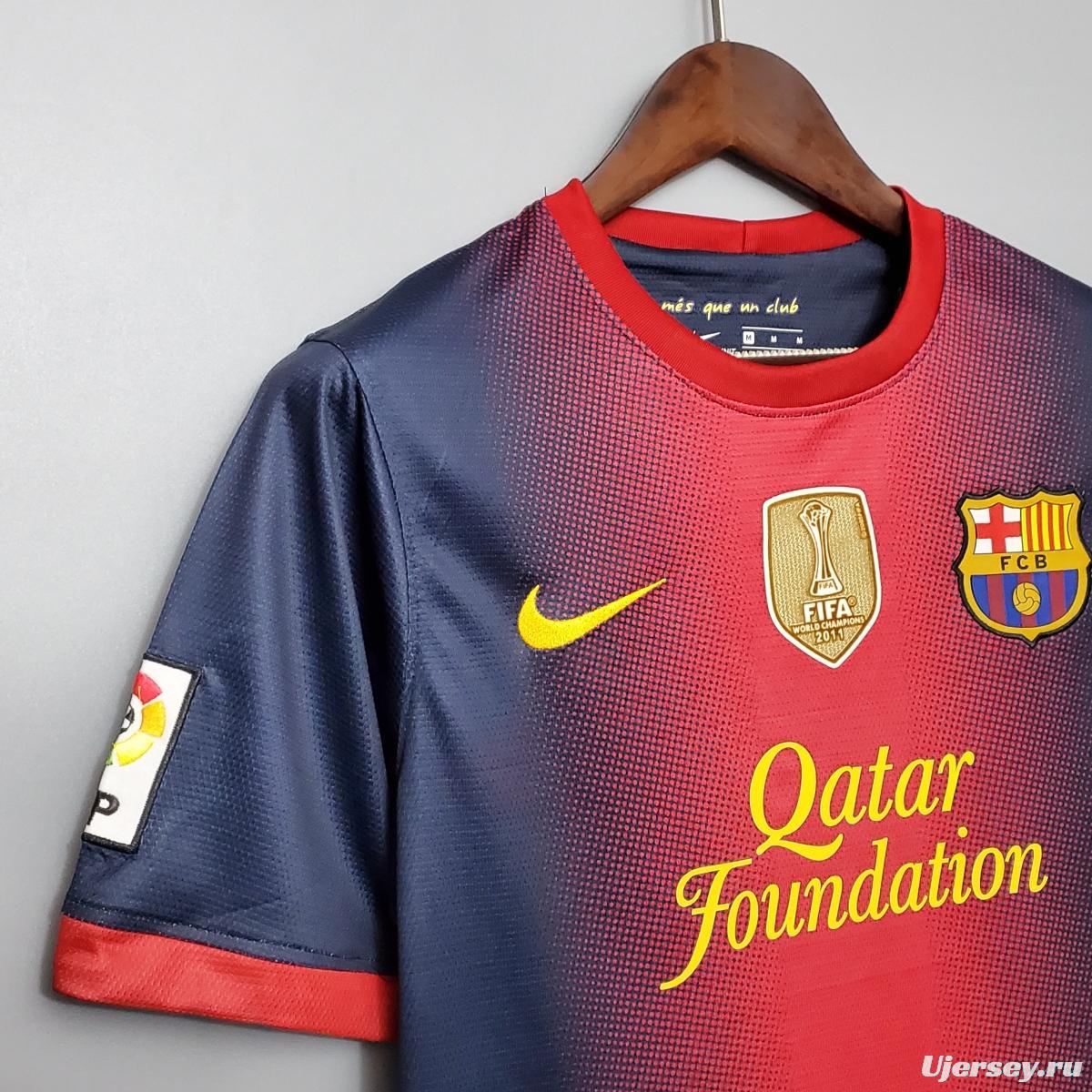 Retro Barcelona 12/13 home Soccer Jersey