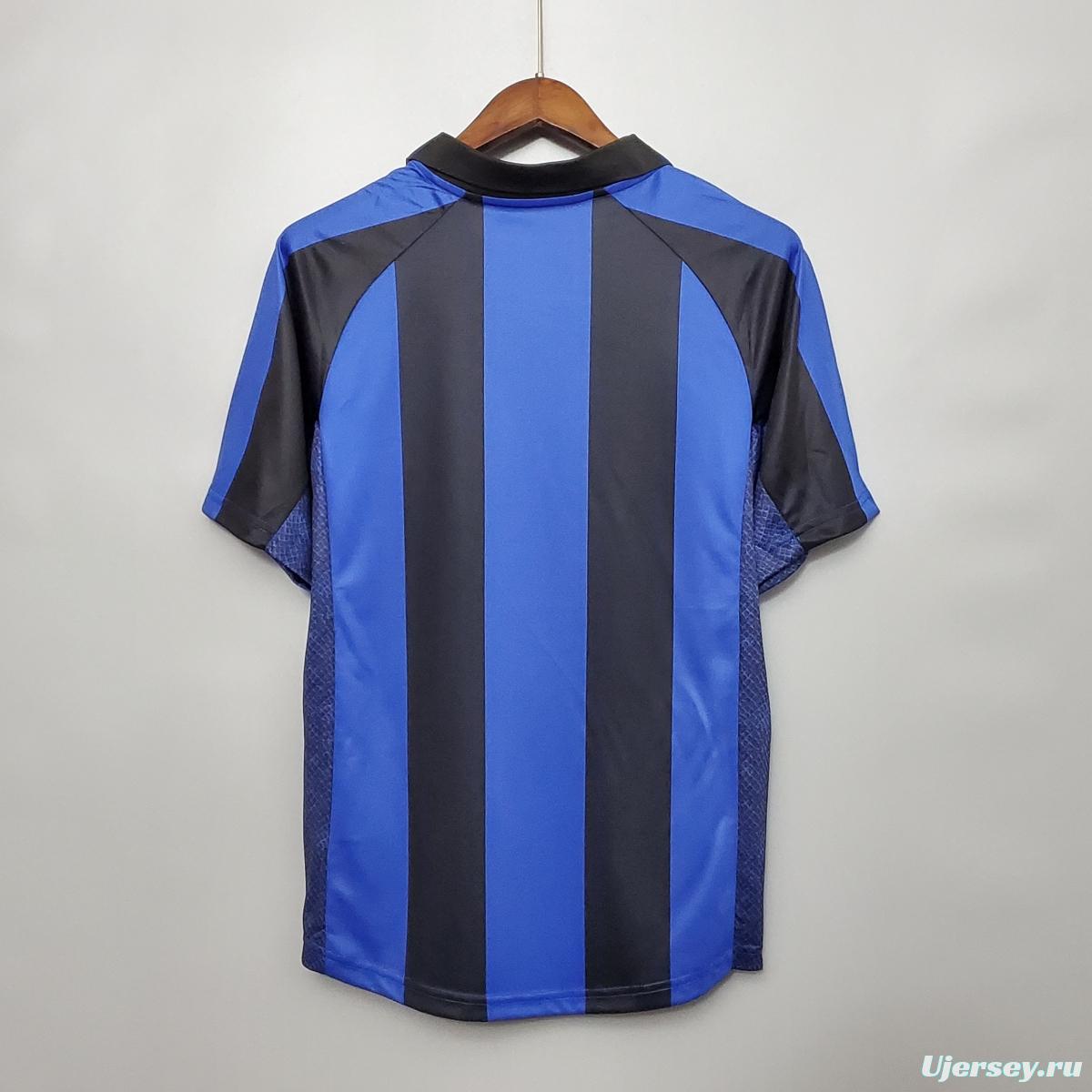 Retro 01/02 Inter Milan home Soccer Jersey