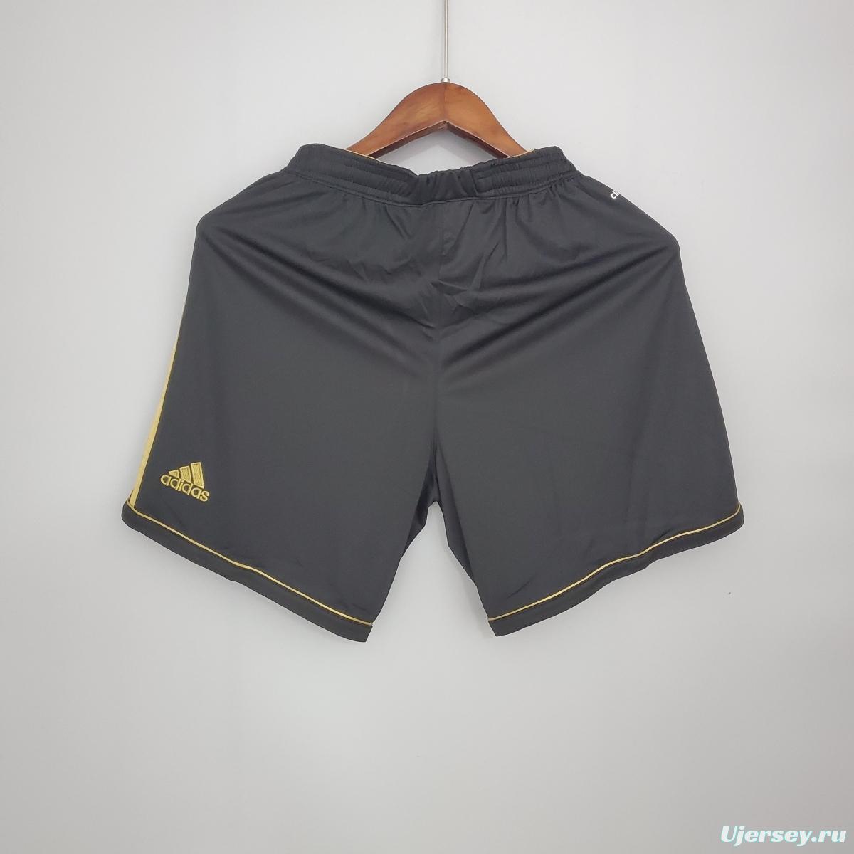 Retro shorts Real Madrid 11/12 away black Soccer Jersey