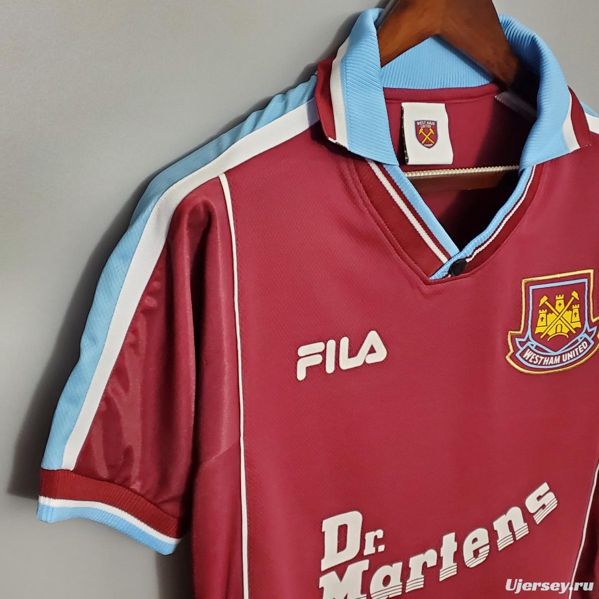 Retro 99/01 West Ham United Home Jersey