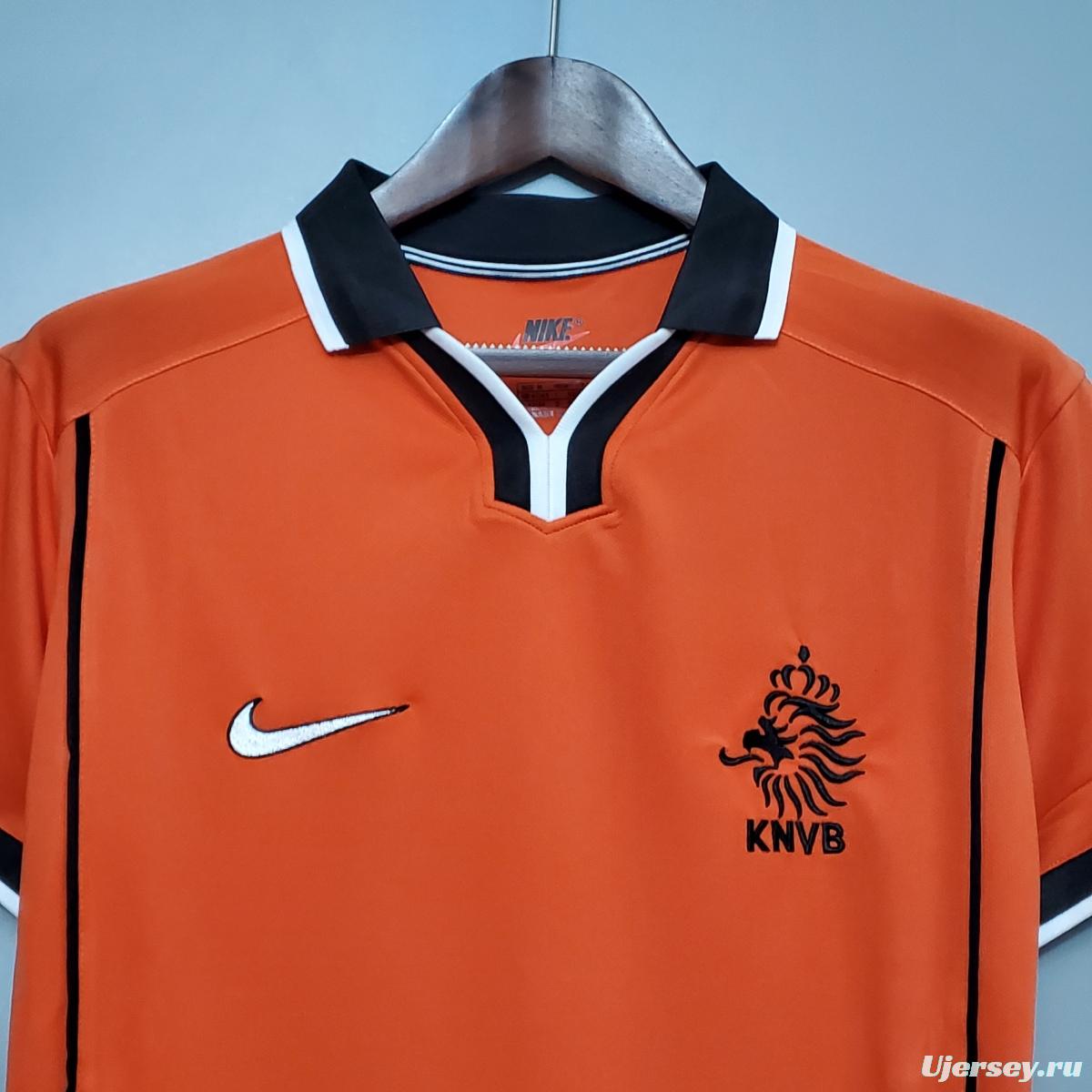 Retro 1998 Netherlands home Soccer Jersey