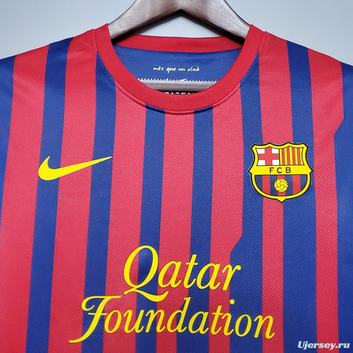 Retro Barcelona 11/12 home Soccer Jersey