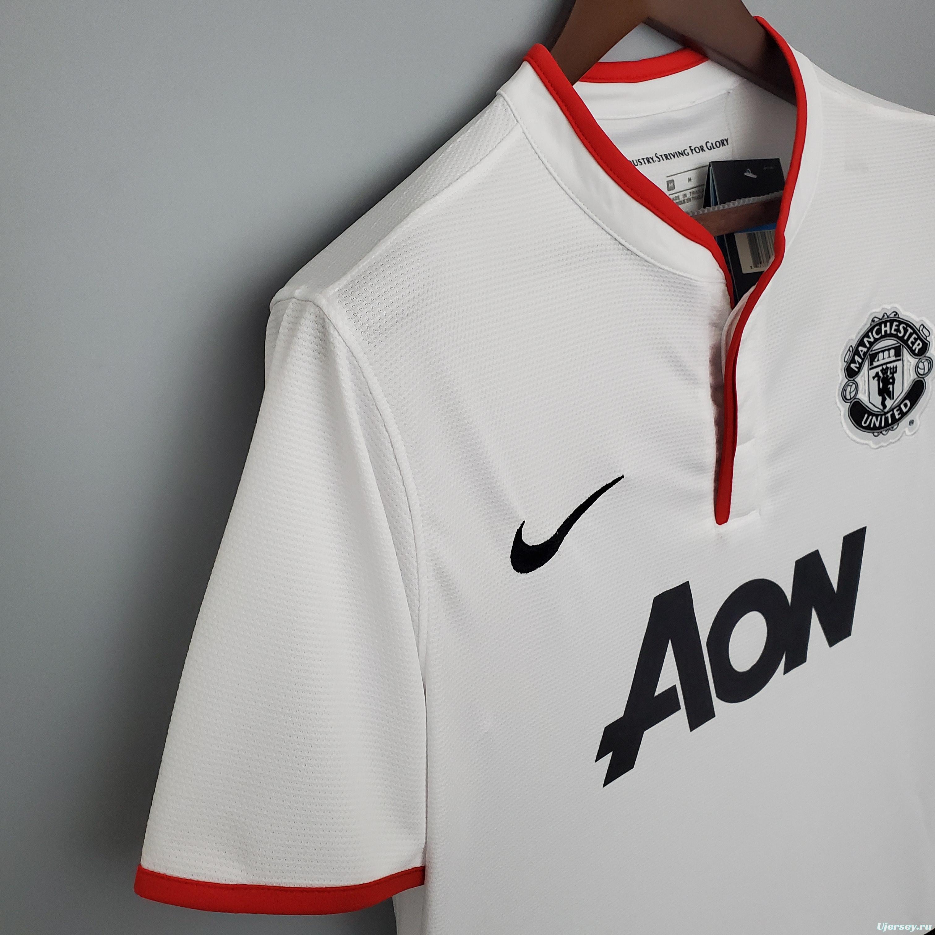 Retro 13/14 Manchester United away Soccer Jersey