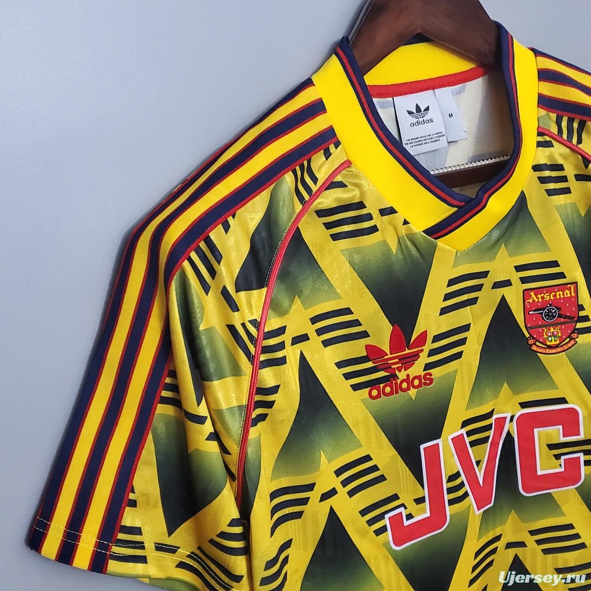 Retro 91/93 Arsenal away Soccer Jersey