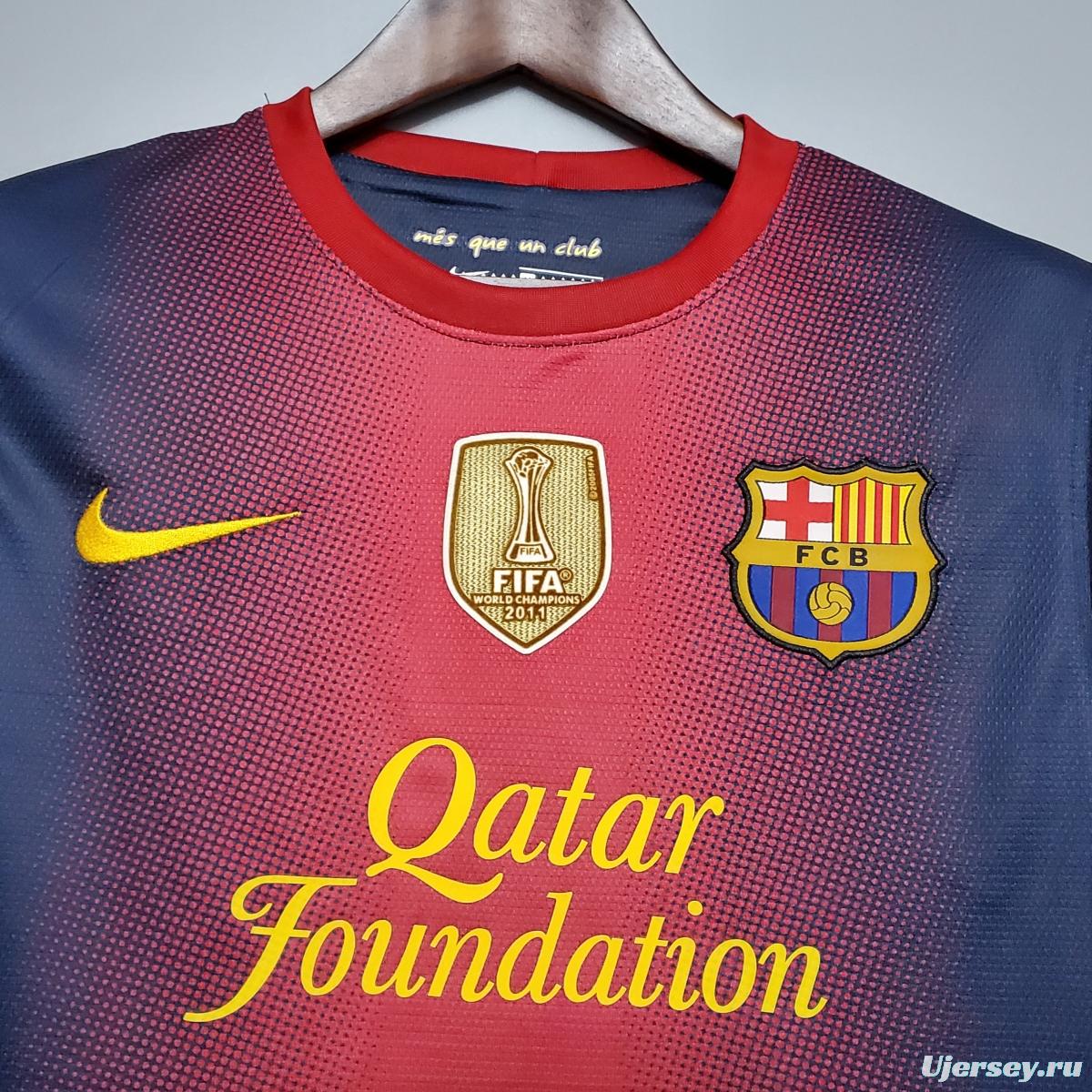 Retro Barcelona 12/13 home Soccer Jersey