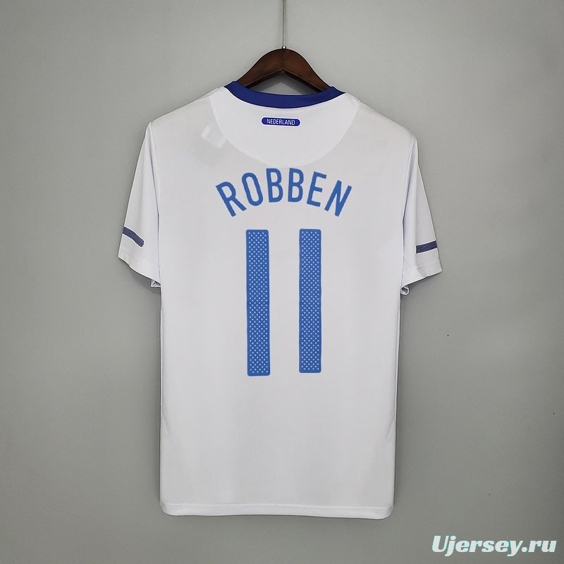 Retro Netherlands 2010 away Soccer Jersey