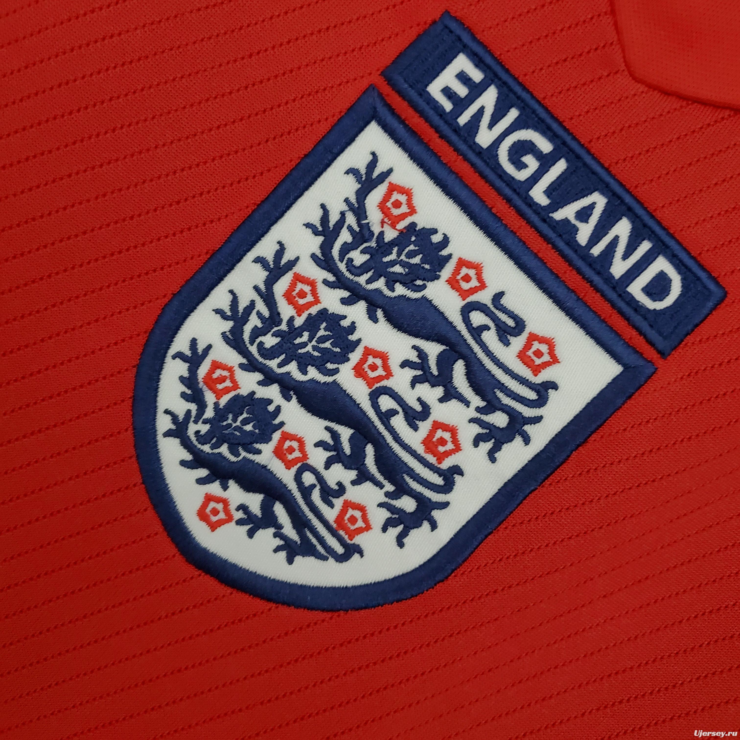 Retro England 08/10 away Soccer Jersey