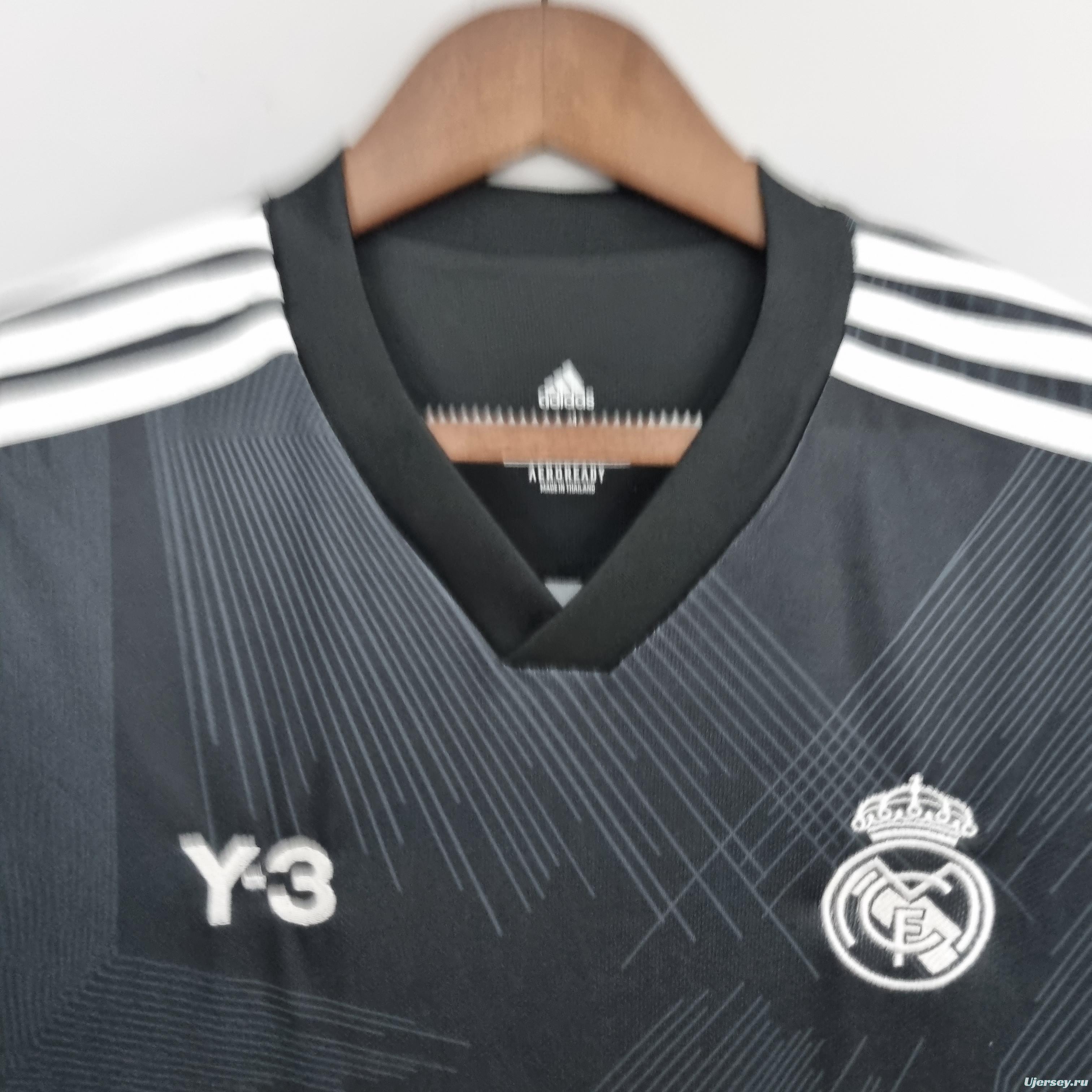 2022 Real Madrid Y3 Edition Black Soccer Jersey