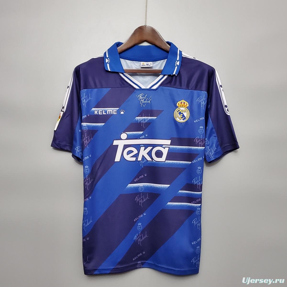 Retro Real Madrid 94/96 away Soccer Jersey