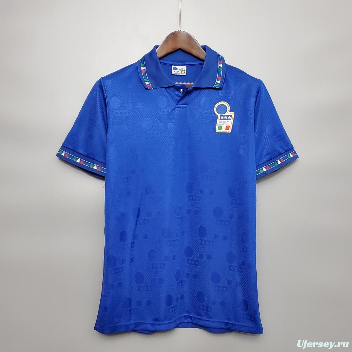 Retro Italy 1994 home Soccer Jersey