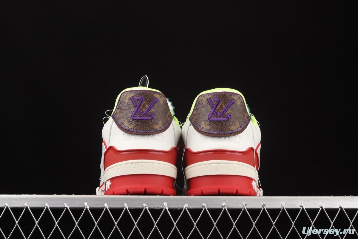 Authentic LV 2021s LV Trainer is limited to the latest color matching in autumn