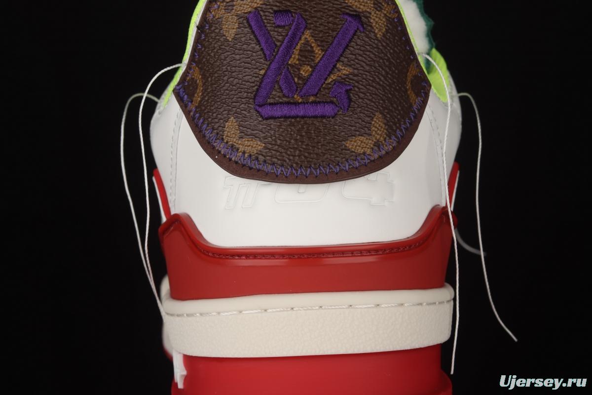 Authentic LV 2021s LV Trainer is limited to the latest color matching in autumn