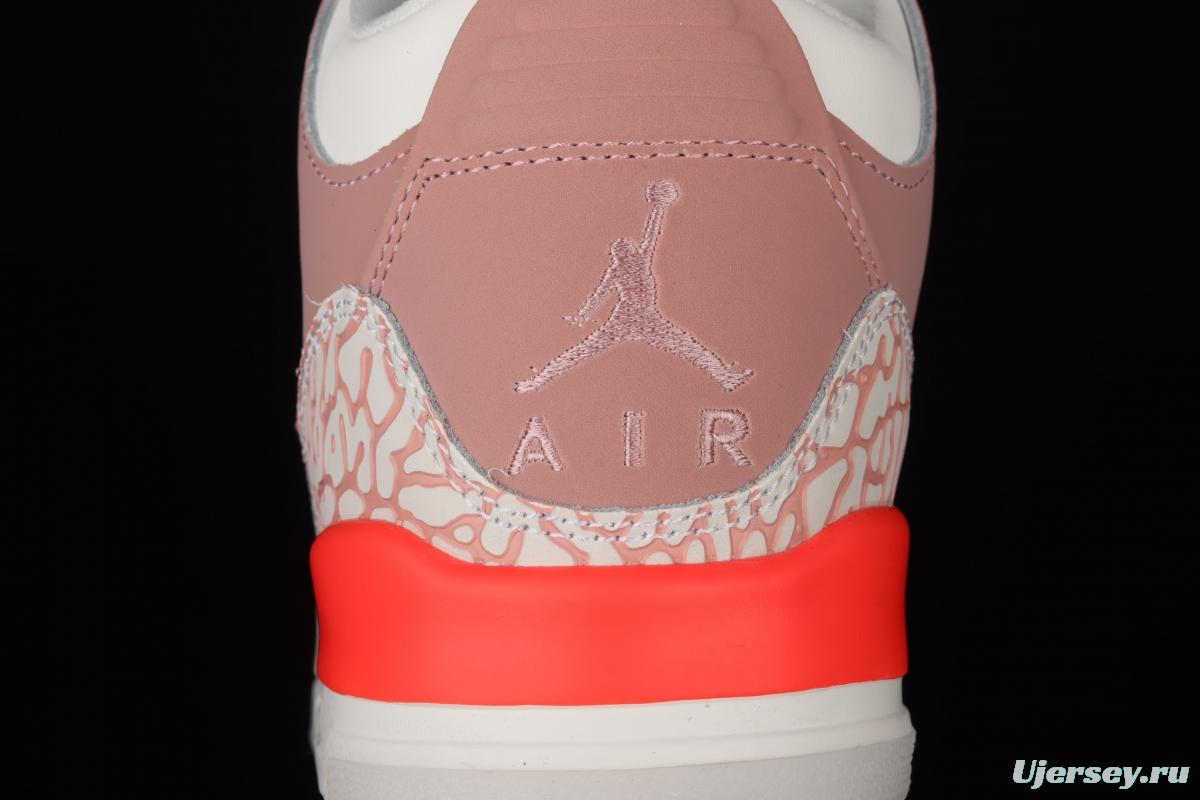 Air Jordan 3 Retro Rust PiNIKE AJ3 Joe 3 peach CK9246-600
