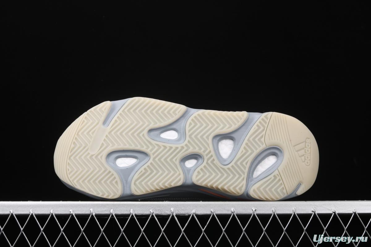 Adidas Yeezy Boost 700V2 Inertia FW2549 Kanye coconut 700V2 grayish blue running shoes 3M reflective BASF popcorn outsole