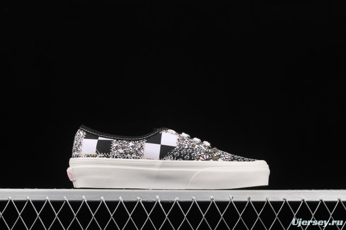 Vans Authentic Vance small flower quilting low-top casual board shoes VN0A5HZS9FY