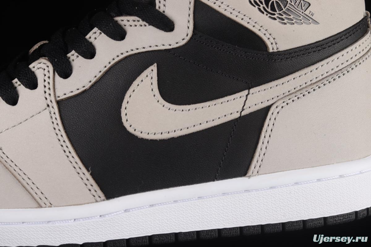 Air Jordan 1 High Gao Bang Gray Panda 555088-035