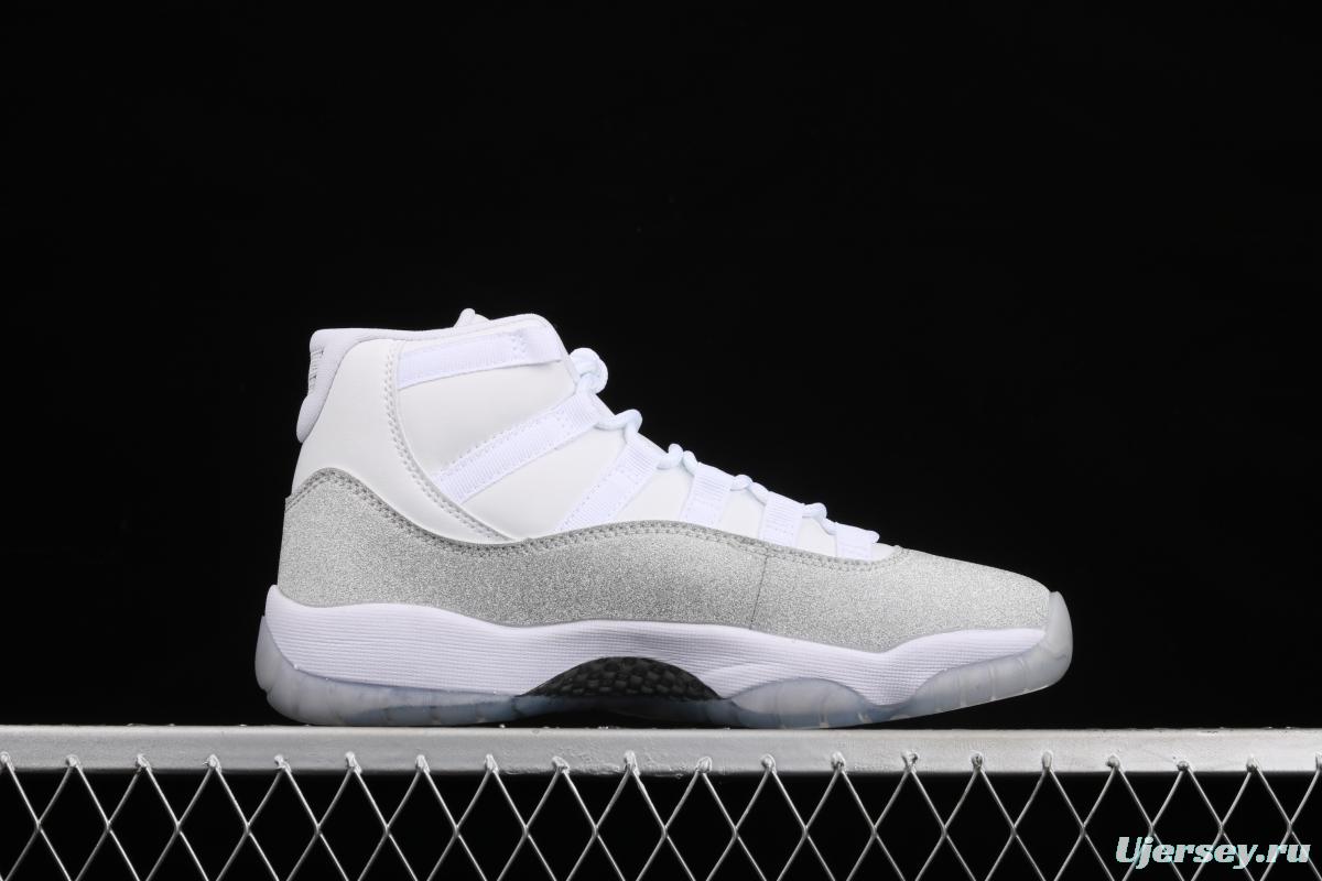 Air Jordan 11 Metallic Silver 11 Swarovski all over the sky AR0715-100
