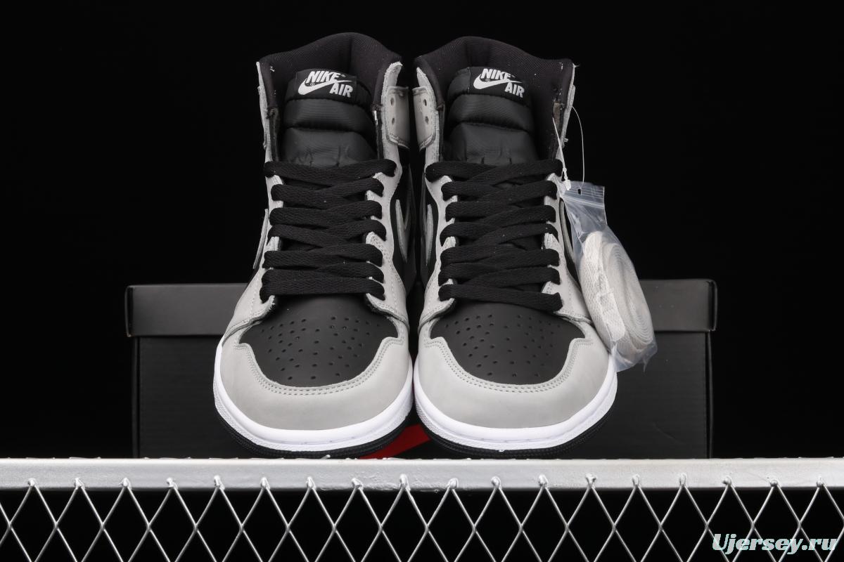 Air Jordan 1 High Gao Bang Gray Panda 555088-035