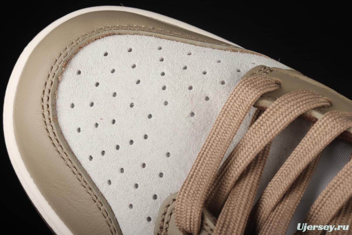 NIKE DUNK High Light Chocolate Chocolate vintage White Brown High Top Leisure Skateboard shoes DH5348-100