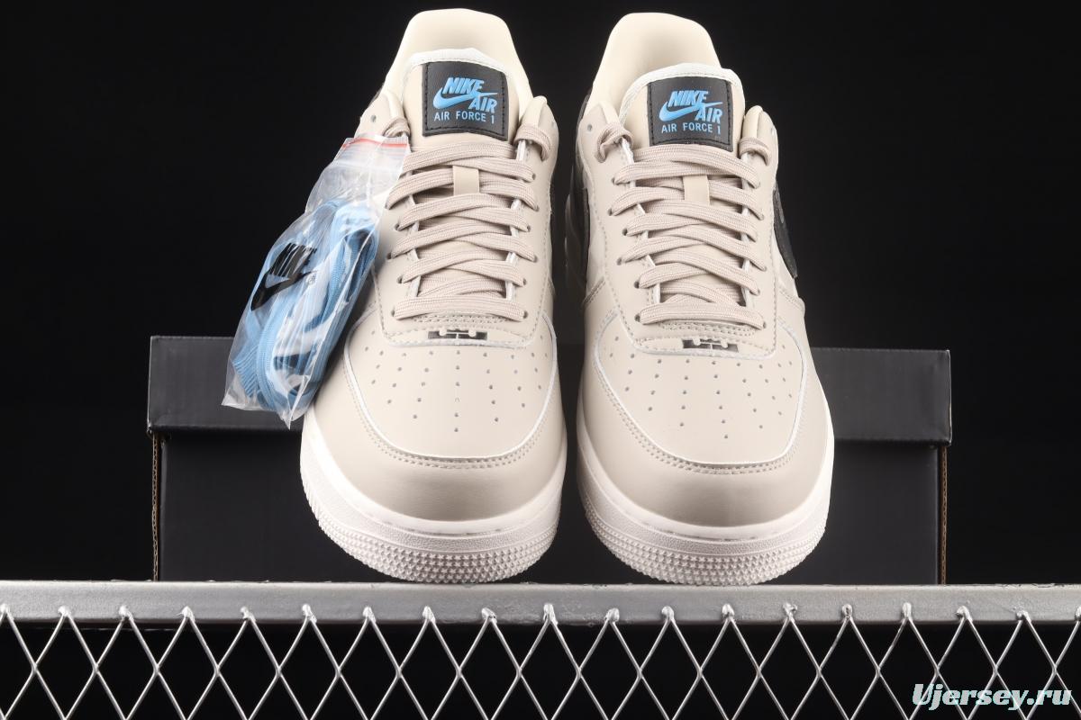 NIKE Air Force 1x 07 Low Checker Black Hook low Top Leisure Board shoes DC8877-200