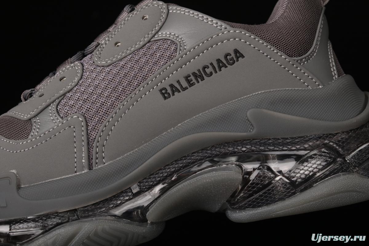 Balenciaga Triple S 3.0 three-generation retro casual running shoes full combination nitrogen crystal outsole A11801