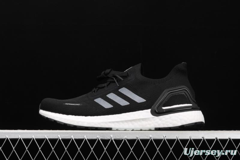 Adidas Ultraboost_S.RDY FY3474's new full-palm popcorn knitted breathable and shock-absorbing leisure running shoes