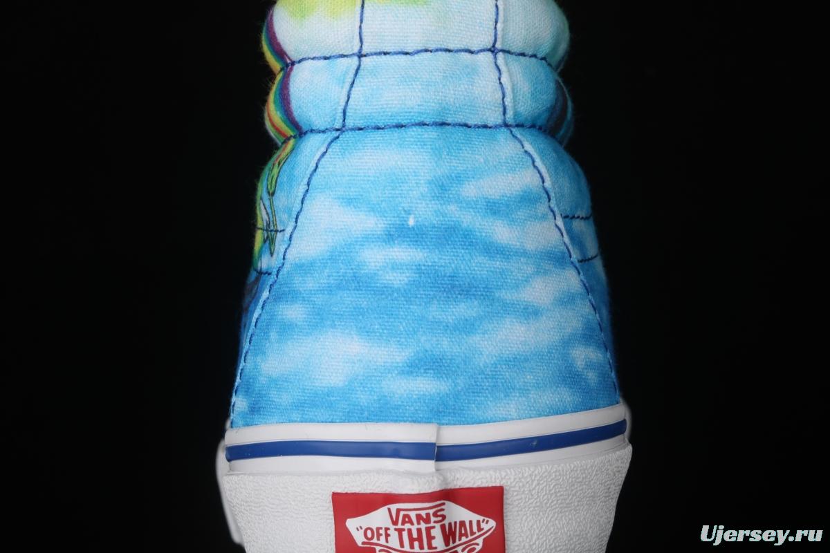 SpongeBob x Vans Sk8-Hi theme animation joint series of high-top casual board shoes VN0A32QQZAW