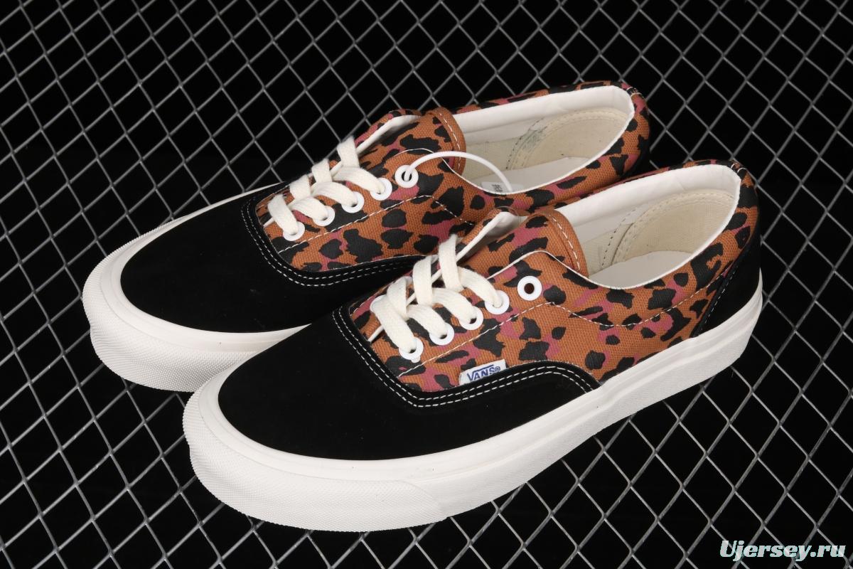 Vans Og Era Lx 2021 new leopard print spliced low-top casual board shoes VN0A3CXN4MC