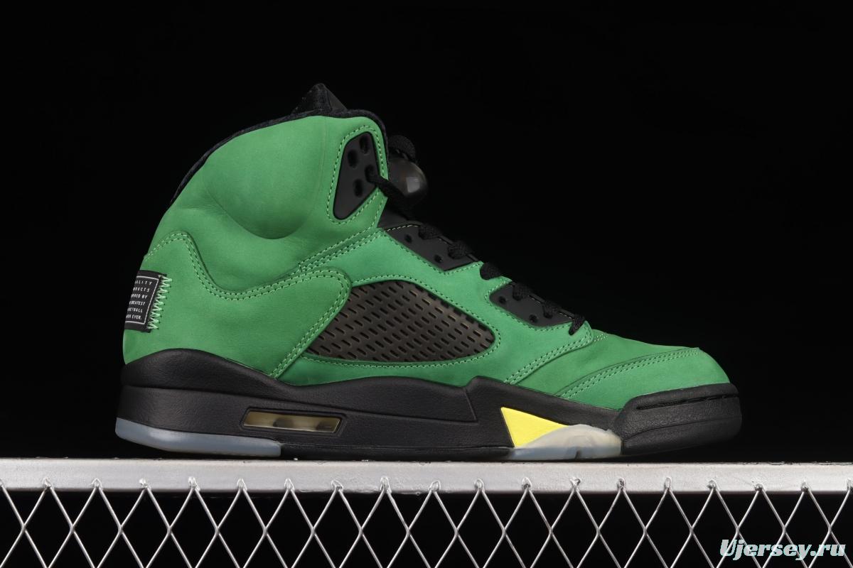 Air Jordan 5 SE Oregon Ducks Oregon Apple Green CK6631-307