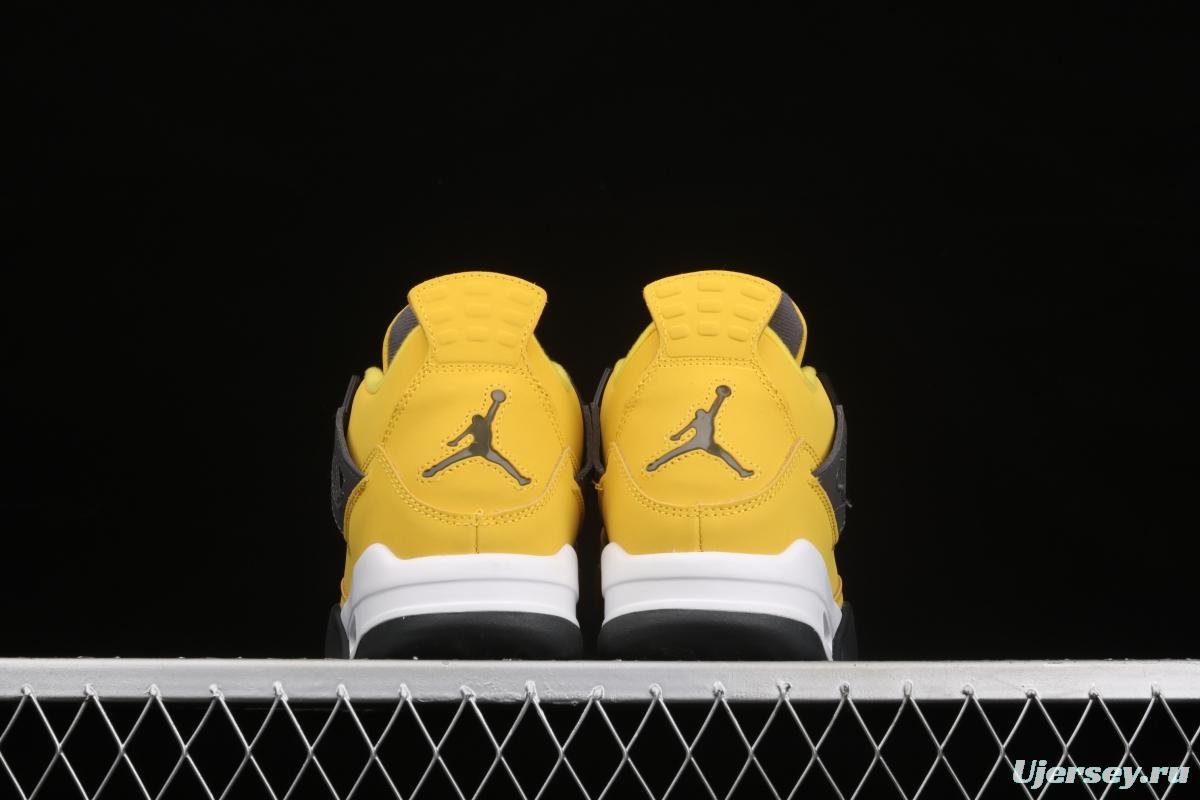 Air Jordan 4 Lightning Yellow Battery 314254-702