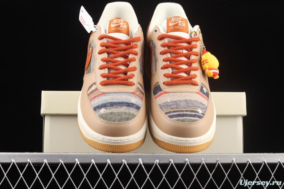 NIKE Air Force 11607 ESS low-top casual board shoes with the theme of the year of the Tiger CW2288-686