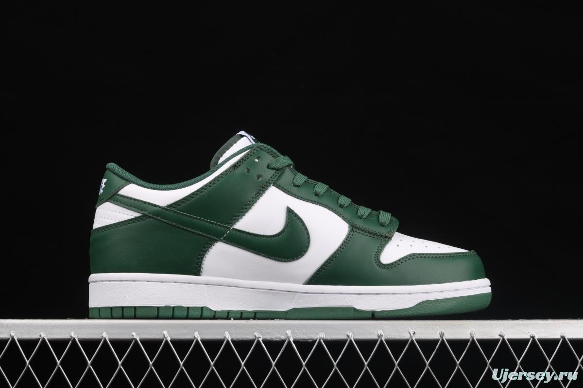 NIKE SB DUNK Low Team Green Michigan White and Green Slam Dunk Series low side Leisure Sports Skateboard shoes DD1391-101