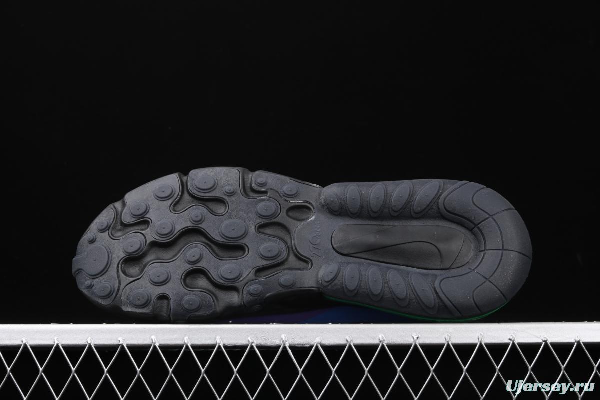 NIKE Air Max 270React new high-frequency mesh function half-palm air cushion cushioning running cloth shoes AO4971-005