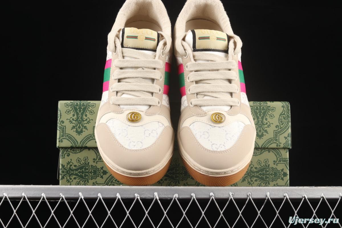 Gucci Distressed Screener Sneaker Gucci classic dirty shoes