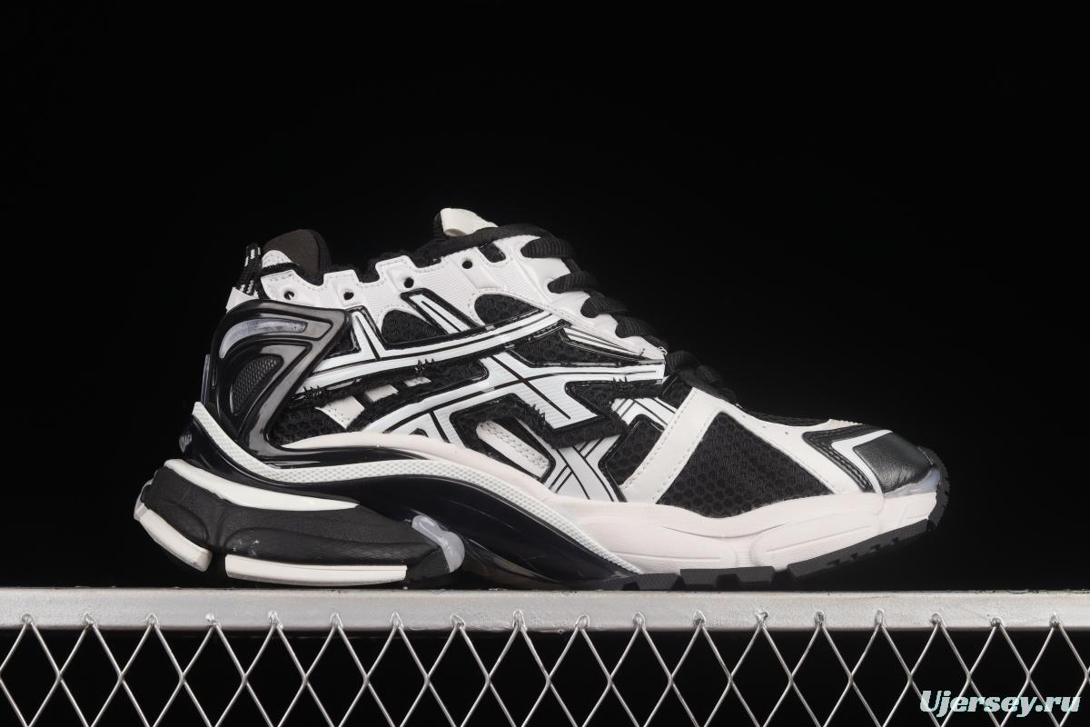 Balenciaga Runner Kith Four.Color 7.0 21ss latest color matching trend retro casual shoes W3RB29010